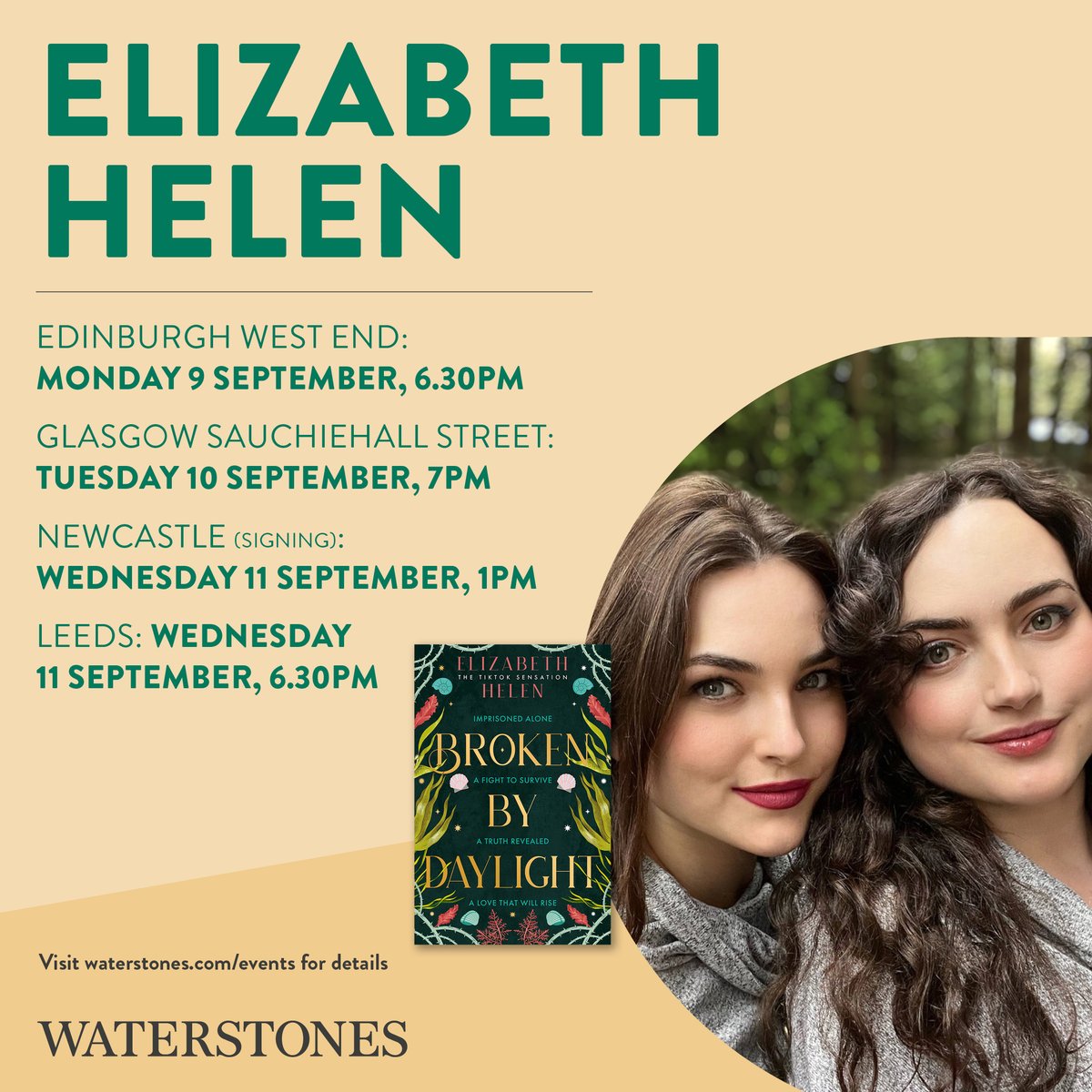 fictionpubteam's tweet photo. Not long to go until Elizabeth Helen will be in the UK!
Grab your tickets for these unmissable events here: https://t.co/78LcwLmHth โจ
We can't wait to see you there ๐
---
#ElizabethHelen #BeastsOfTheBriar #Romantasy #WhyChooseRomance #FantasyBooks #FantasyEvents https://t.co/VvexFP82fK