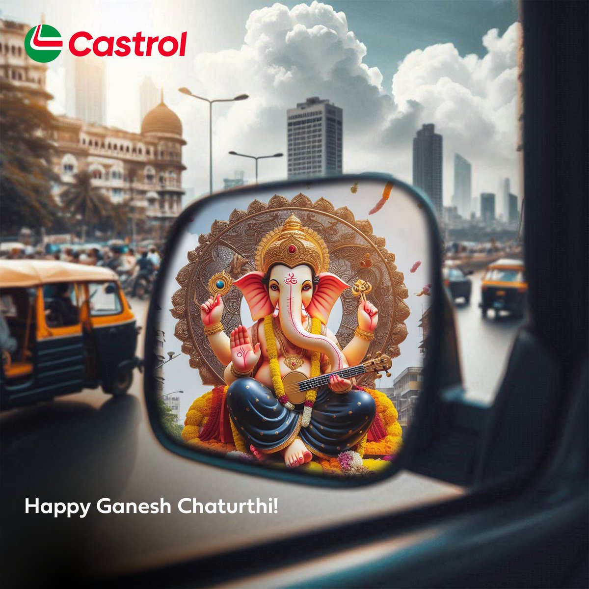 This GaneshChaturthi, feel Lord Ganesha s blessings closer than ever. His divine guidance is always with you, making every journey smoother and every challenge easier. GaneshChaturthi2024 Celebrations CastrolIndia https t.co SFlYgYgRTl This GaneshChaturthi, feel Lord Ganesha s blessings closer than ever