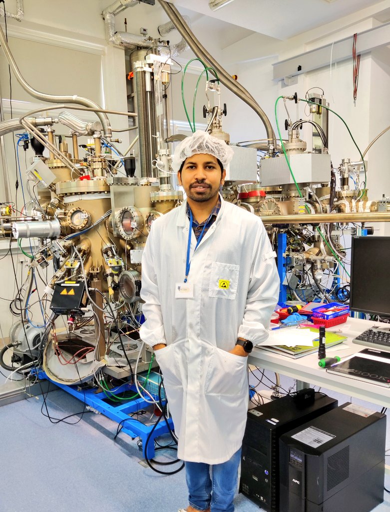 the_desipila's tweet photo. Just wrapped up 5 years of crystal growth using Molecular Beam Epitaxy (MBE) with a total of 696 samples growth!! It's been an incredible journey of learning, precision and discovery. Excited for what's next!!
#epitaxy #MBE #crystal #growth #PhD #Research #Science https://t.co/MxHjau4uvN