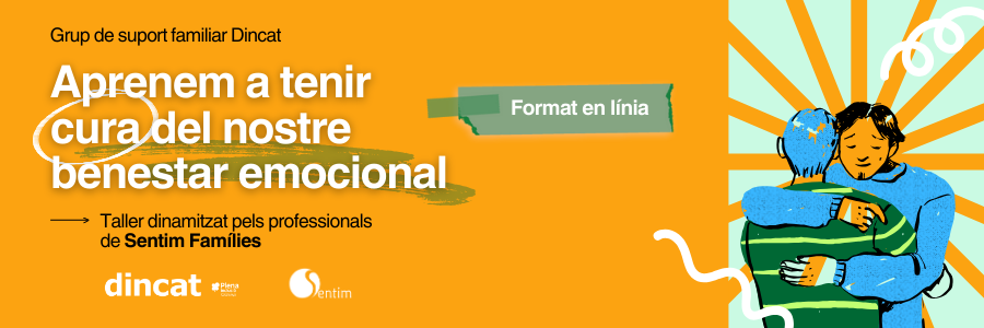 _dincat's tweet image. 📢 Taller del #GrupDeSuportFamiliar Dincat!!
"Aprenem a tenir cura del nostre benestar emocional", dinamitzat per @ProgramaSentim.

🫂 Per totes aquelles amb un membre de la seva família amb una discapacitat intel·lectual.

👉 Afanya't, encara queden places!!!