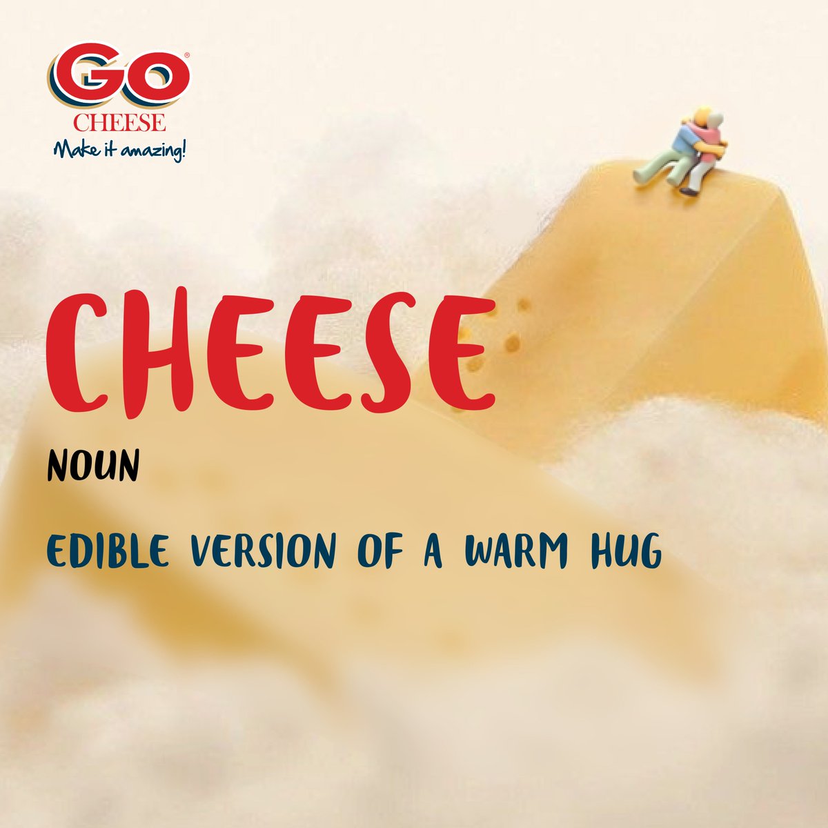 Cheese is the secret ingredient that makes everything just a bit better. 

#Cheese #GoCheese #CheesyGoodness #ExtraFlavour #Comfortfood #Cheeselove