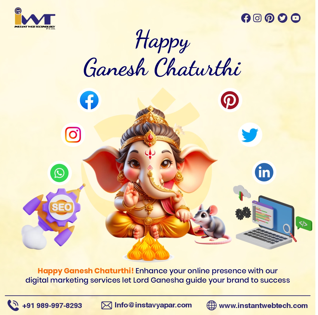 instantwebtech's tweet image. ✅ Welcoming Ganesh Chaturthi with open hearts and festive cheer! 🐘✨ May Lord Ganesha bless you with wisdom, prosperity, and endless joy. Ganpati Bappa Morya! 🌟

#HappyGaneshChaturthi #GanpatiBappaMorya #GaneshChaturthi2024
#BlessingsOfGanesha #GaneshUtsav #EcoFriendlyGanesh