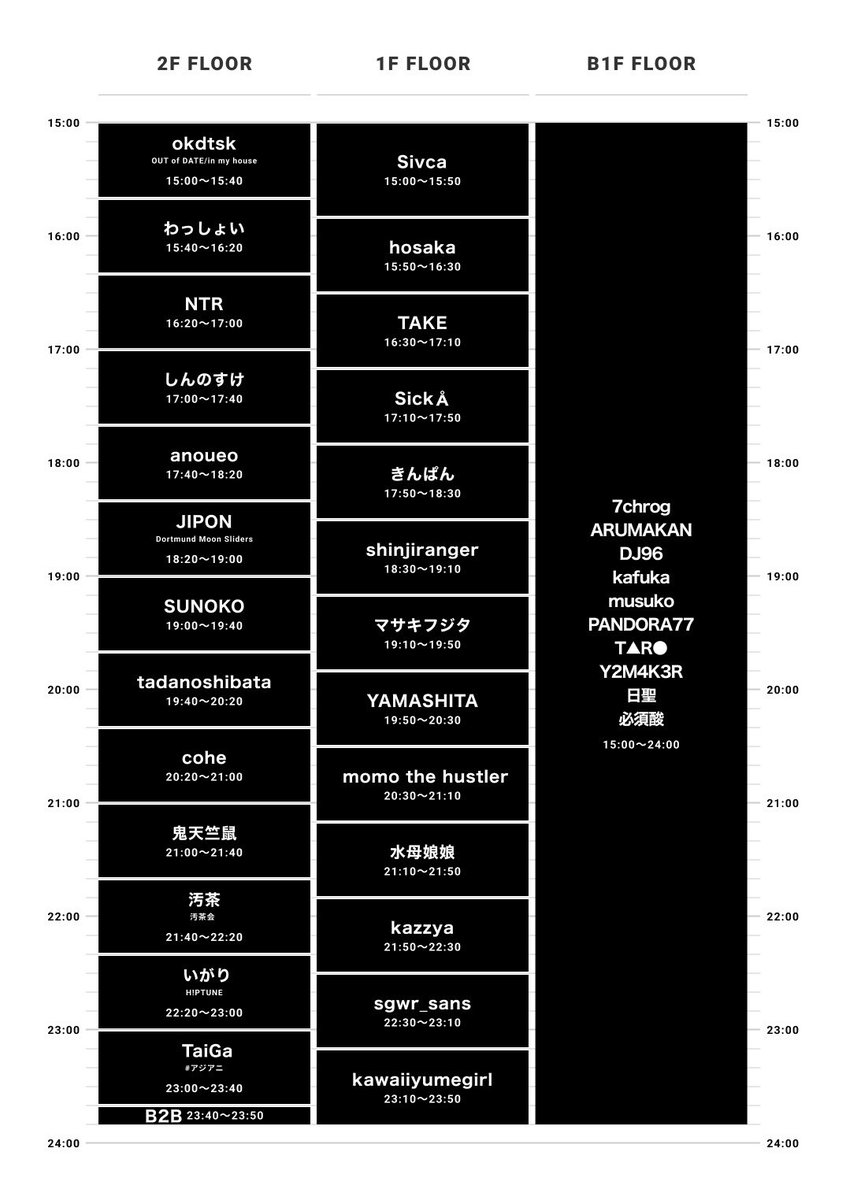 いよいよ明日！！

2024.9.7(SAT) OPEN15:00～
CONTRACT - 漆 -
at CREAM
DOOR : 2000円+1D

【DJ(AtoZ)】
7chrog <a href="/7chrog/">7chrog (4*4System)</a>
anoueo <a href="/gyounoueo/">anoueo🩵7/25生誕</a>
ARUMAKAN <a href="/ARUMA1000/">ARUMAKAN</a>
cohe
DJ96 <a href="/gurororororo/">DJ96(4*4System)</a>
hosaka <a href="/hosaka_d/">オハイオ州</a>
JIPON(Dortmund Moon Sliders) <a href="/jipon/">JIPON@DMS</a>
kafuka <a href="/pkpk_kafuka/">kafuka naiki (4*4System)</a>
kawaiiyumegirl <a href="/KWYMkun/">ユメギワ</a>
kazzya