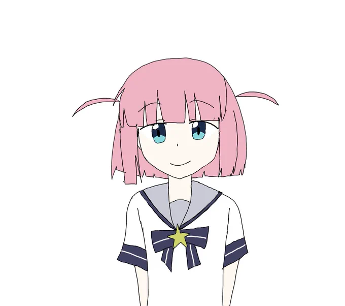 #ぼっちざろっく #妹の日 今日は「妹の日」なので きらら妹のふたりちゃんと栞ちゃんを描きした