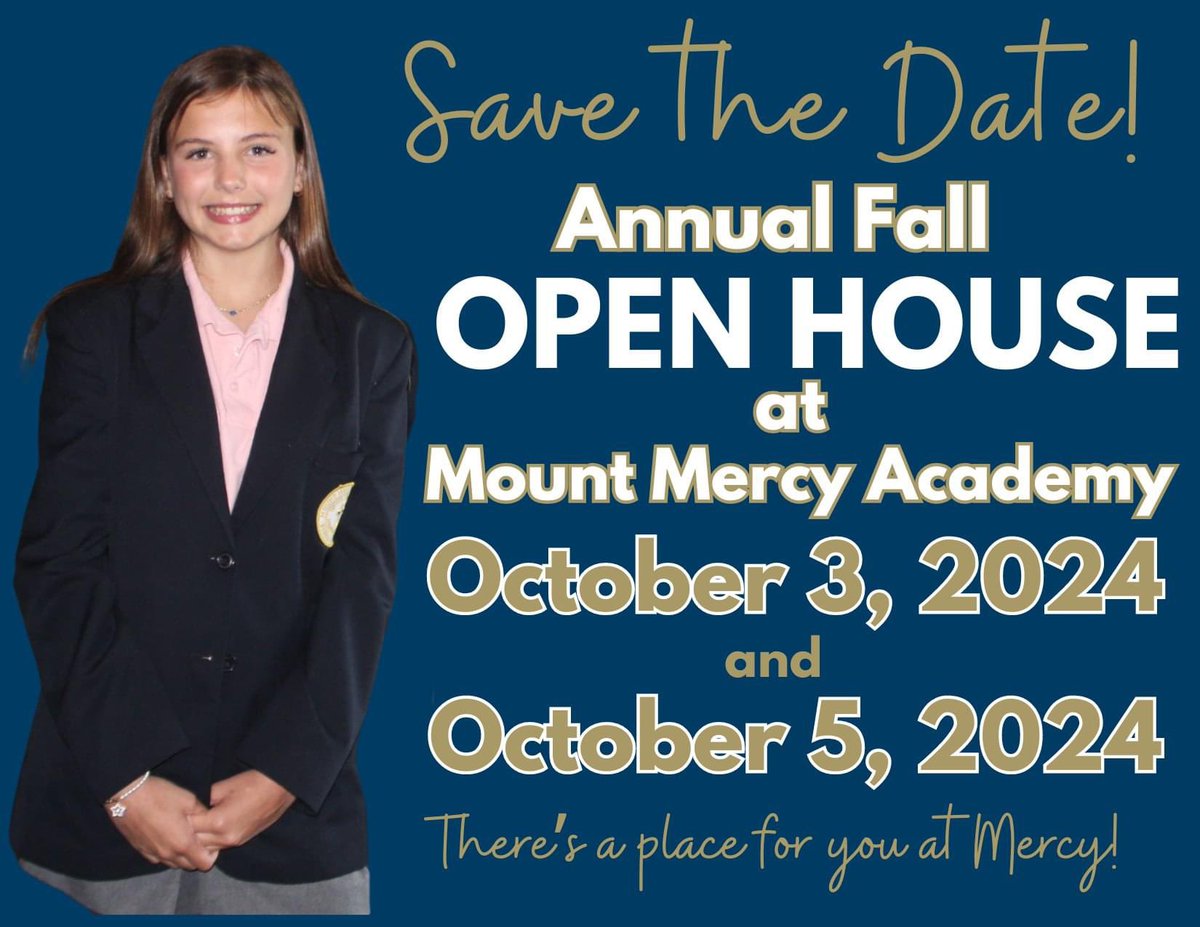 Experience the Magic! We welcome you to discover Mount Mercy and learn more about our advanced curriculum, exciting programs and our strong tradition of academic excellence. 
Thursday, October 3rd 6pm-8pm
Saturday, October 5th 10am-12pm
Register today! mountmercy.wufoo.com/forms/open-hou…