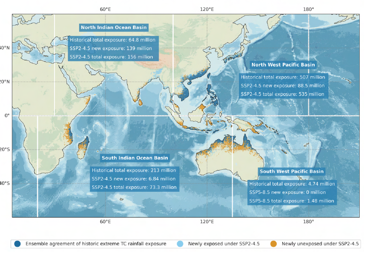 ClimateDann's tweet image. Extremely proud of Dr @emily_vosper for passing her PhD with flying colours. Emily has created a generative AI method of downscaling tropical cyclones around the world to hazard-relevant scales. Using her methods we can now investigate the vulnerabilities of exposed populations👇