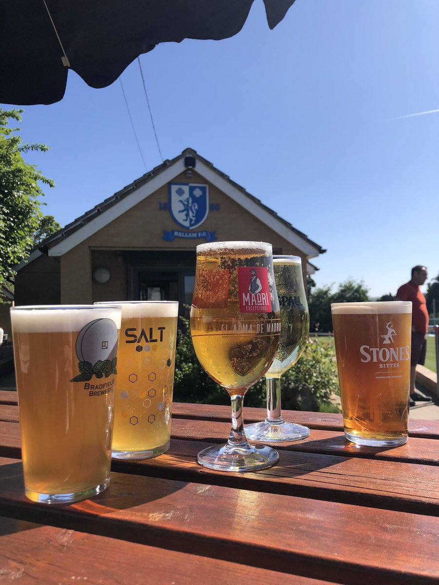 Hallam FC (@hallamfc1860) on Twitter photo The sun is out! I repeat the sun is out!
The <a href="/1860_Bar/">Hallam 1860 Bar</a> is open from 4pm this afternoon, with plenty of space both inside and out.
Why not have a drink with us? ๐บ๐น
#HallamFC The sun is out! I repeat the sun is out!
The <a href="/1860_Bar/">Hallam 1860 Bar</a> is open from 4pm this afternoon, with plenty of space both inside and out.
Why not have a drink with us? ๐บ๐น
#HallamFC