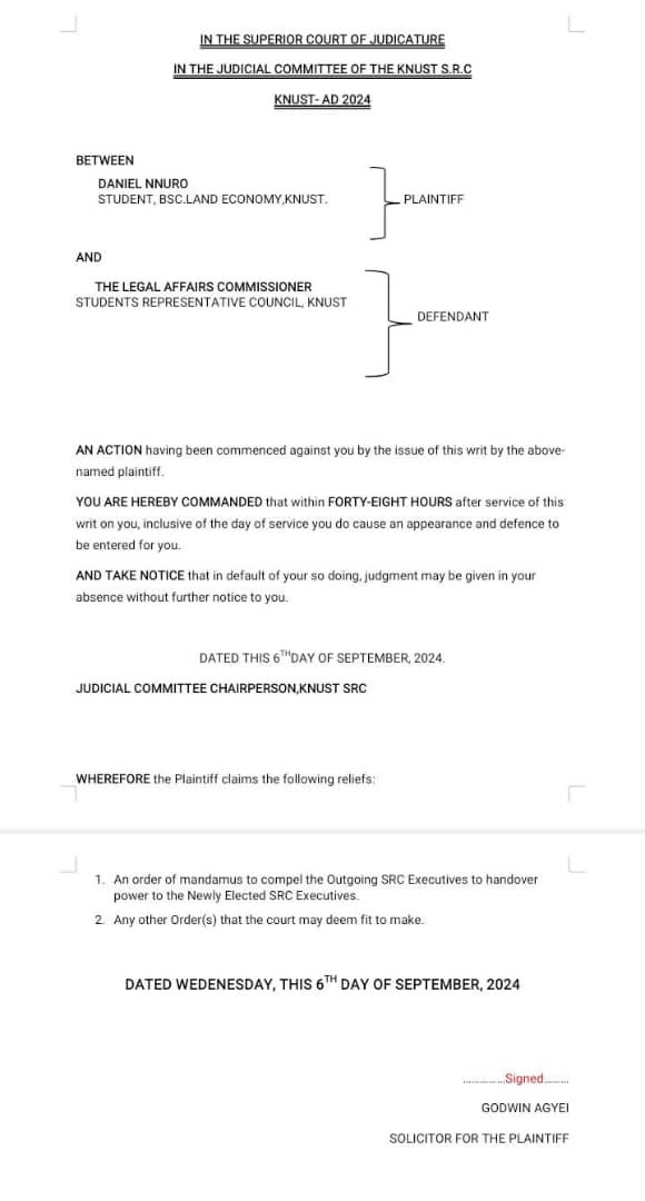 KNUST POLITICS. tweet media