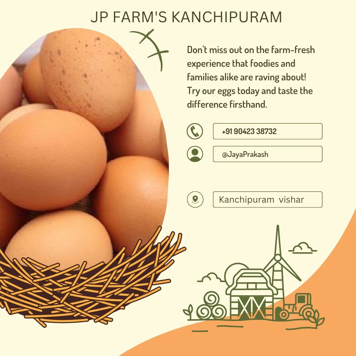 Fresh eggs available #egg #country_eggs #kanchipuram