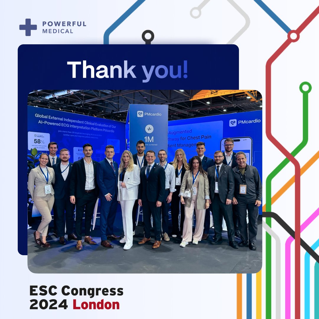 🇬🇧 #ESC2024 was an inspiring platform for us to showcase our latest #PMcardio innovations and novel research on the Digital Health Stage! Thanks to <a href="/smithECGBlog/">Stephen W. Smith</a> &amp; <a href="/PendellM/">Pendell Meyers</a> for joining us &amp; everyone who visited our booth and attended our sessions. 🚀

🔗  eu1.hubs.ly/H0c931p0