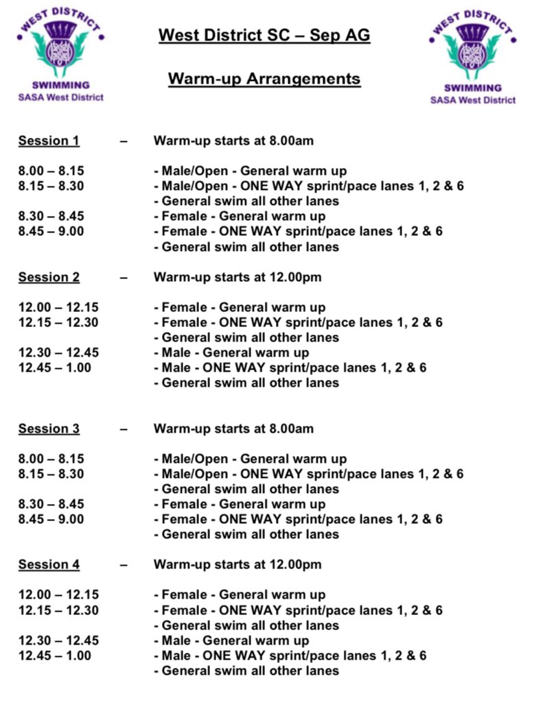 Warm ups for this weekend