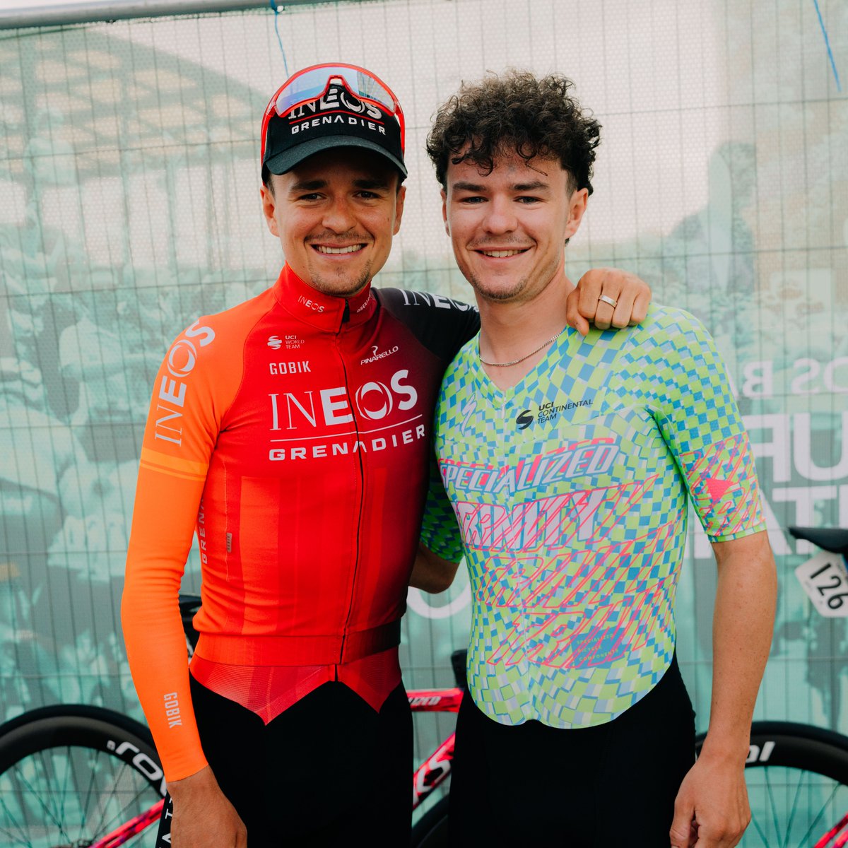INEOS Grenadiers (@ineosgrenadiers) on Twitter photo A family affair at #TourofBritain 😁
<a href="/tompidcock/">Tom Pidcock</a> and his brother, Joe, race together for the first time in the pro ranks 🤝
📸: <a href="/alexduffill/">Alex Duffill</a> A family affair at #TourofBritain 😁
<a href="/tompidcock/">Tom Pidcock</a> and his brother, Joe, race together for the first time in the pro ranks 🤝
📸: <a href="/alexduffill/">Alex Duffill</a>