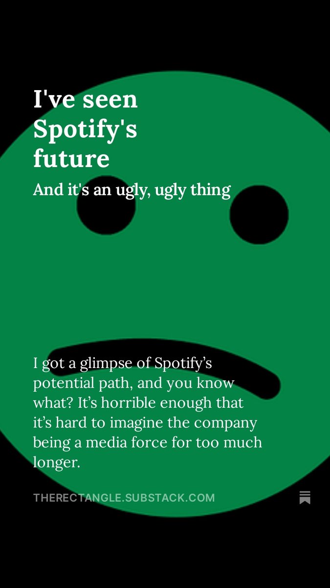 CallumBooth's tweet image. yup, been thinking about Spotify again: therectangle.substack.com/p/spotify-futu…