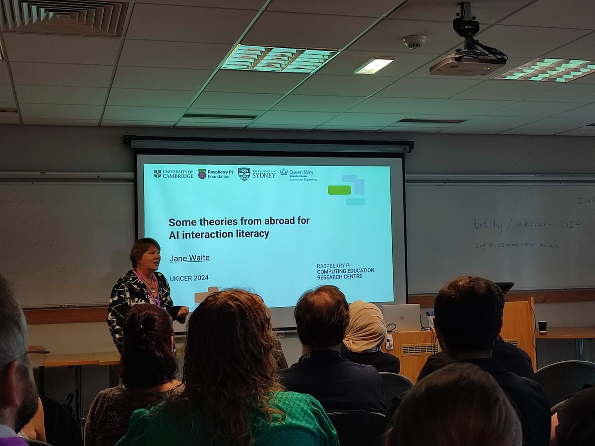 Irene Stone (@istone_irene) on Twitter photo <a href="/janewaite/">Jane Waite</a> questions whether Legitimate Code Theory or Feedback Literacy can help educators and learners incorporate generative AI into teaching and learning
Really enjoyed the keynote at #UKICER <a href="/OfficialUoM/">The University of Manchester</a> <a href="/janewaite/">Jane Waite</a> questions whether Legitimate Code Theory or Feedback Literacy can help educators and learners incorporate generative AI into teaching and learning
Really enjoyed the keynote at #UKICER <a href="/OfficialUoM/">The University of Manchester</a>