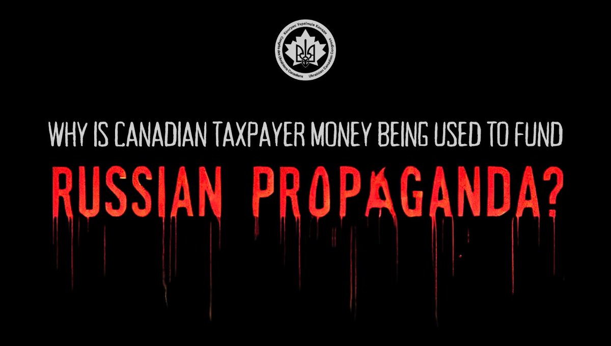 Why is Canadian taxpayer money funding Russian propaganda?

Find out what you can do about it here: ucc.ca/2024/09/06/why…
