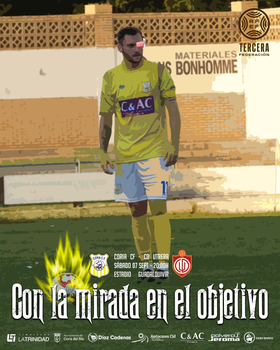 𝗖𝗔𝗥𝗧𝗘𝗟 𝗘𝗦𝗣𝗘𝗖𝗜𝗔𝗟 | 🫵🏻 𝗖𝗼𝗻 𝗹𝗮 𝗺𝗶𝗿𝗮𝗱𝗮 𝗲𝗻 𝗲𝗹 𝗼𝗯𝗷𝗲𝘁𝗶𝘃𝗼

➡️¡MAÑANA COMIENZA TODO!
Arranca la temporada 24/25 en el Estadio Guadalquivir.

⚔️Duelo sevillano ante el <a href="/UTRERACD/">C.D. Utrera</a>
⏰20:00

¡Todos presentes en la vuelta a casa!
#HagamosCrecerNuestraLeyenda