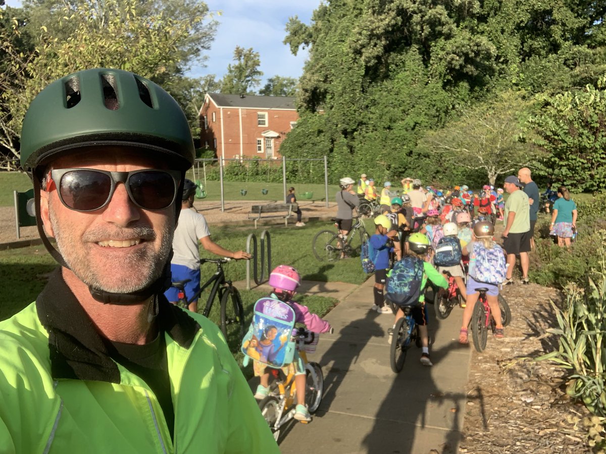 It’s really the only medicine a bike program manager like me ever needs #BikeBus #BikeCharlotte