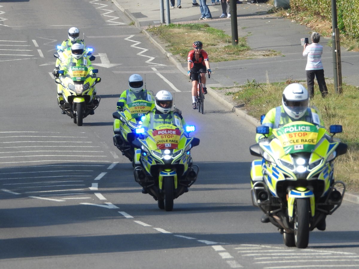 Mightychub's tweet image. Making sure the @TourofBritain swept through #Heanor effectively the school children loved it! #Opsbikes @DerbyshireRPU @DerbysRPUBikers #Topwork