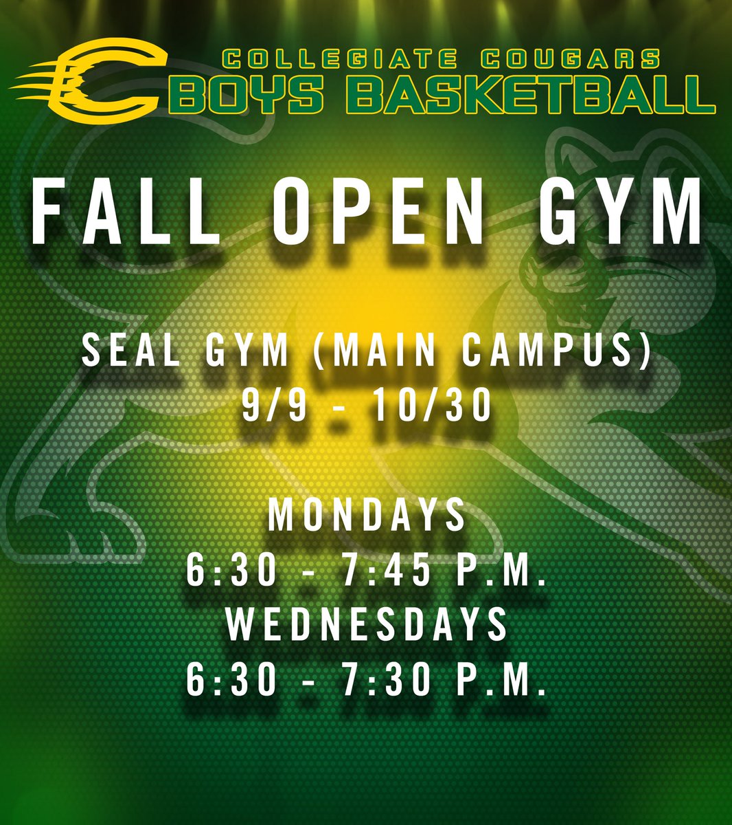 Nick Leonardelli (@nickleonardelli) on Twitter photo College coaches, here is our fall open gym schedule! Come check out our prospects in the class of 2025, 2026 and beyond. <a href="/cougarsrvaspot/">Collegiate Varsity Athlete Spotlight</a> College coaches, here is our fall open gym schedule! Come check out our prospects in the class of 2025, 2026 and beyond. <a href="/cougarsrvaspot/">Collegiate Varsity Athlete Spotlight</a>