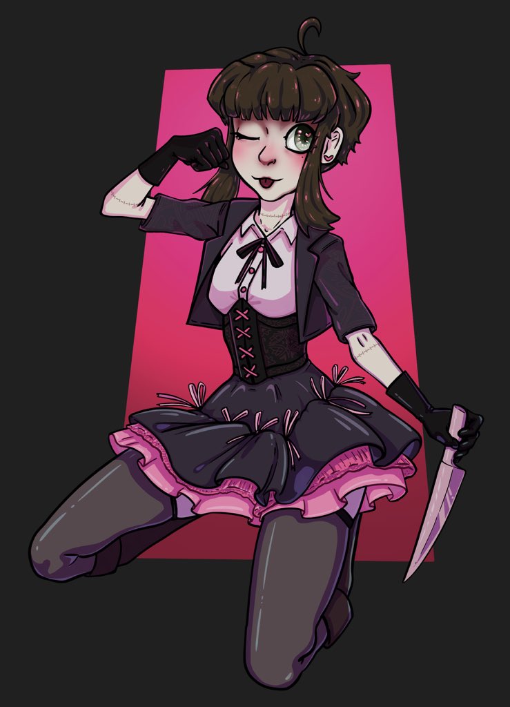 НАРЕШТІ 
Можу запостити арт який робила для друга на ДН з його персонажем 
Лілічка для Ілюхи (ще й на футболці зробила друк )