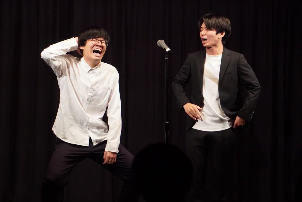 live_taiketsu's tweet photo. ⚡️演者紹介⚡️

①ゲノム盆踊り
②法政大学お笑いサークルHOS
③ラララライム

⬇️取り置きURL
https://t.co/CdkARBiuKl https://t.co/efXco7rBZX