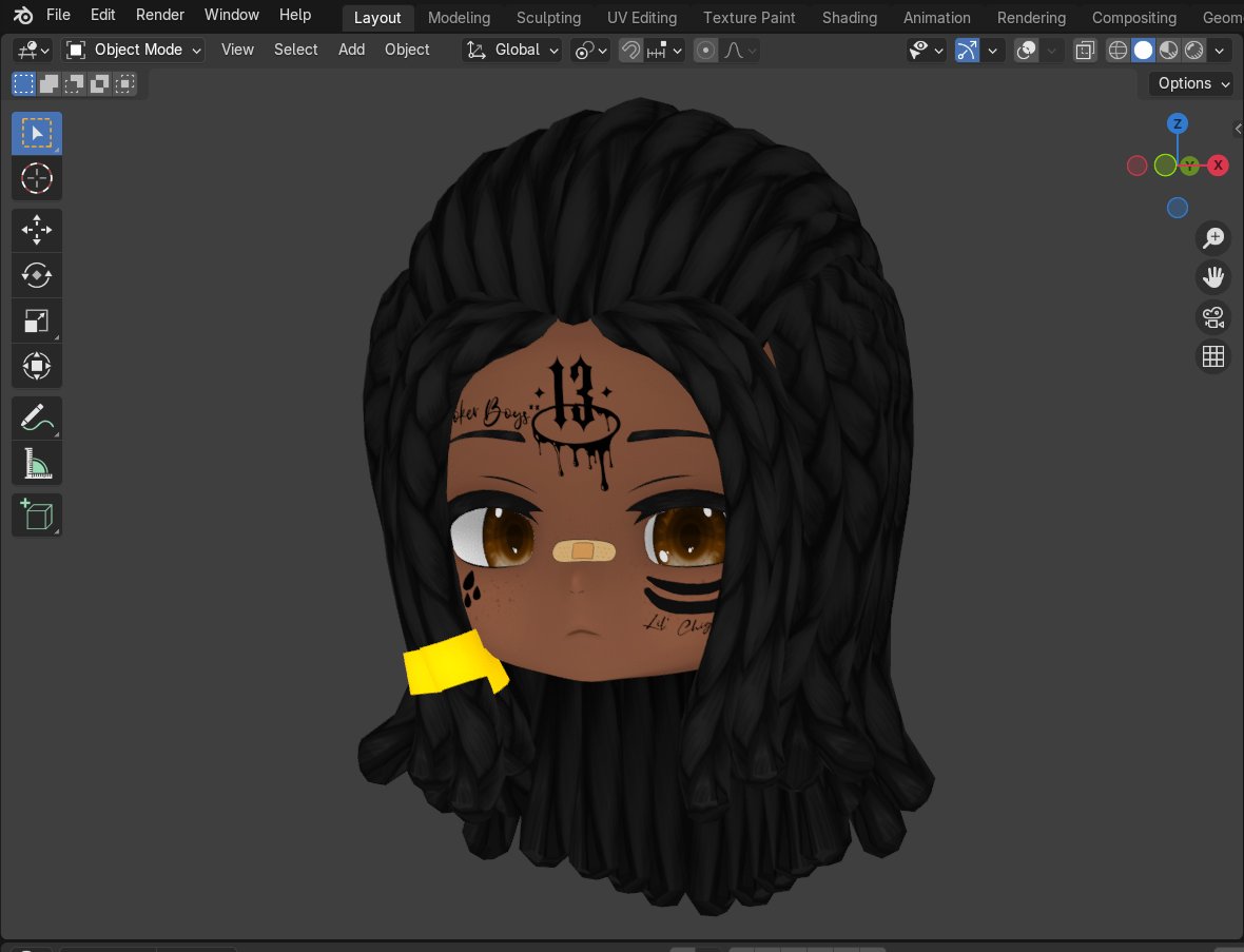 SkylarFoxVR's tweet photo. Kebanyakan main FiveM, jadi bikin chibi avatar VRChat ala ala gangster.

Broker Never Die

#vtuber #vtuberindo #vtuberind #vrchatavatar #blender #blender3d #VRChat  #Chibi #chibiart #oc https://t.co/IY1L7E2kKw