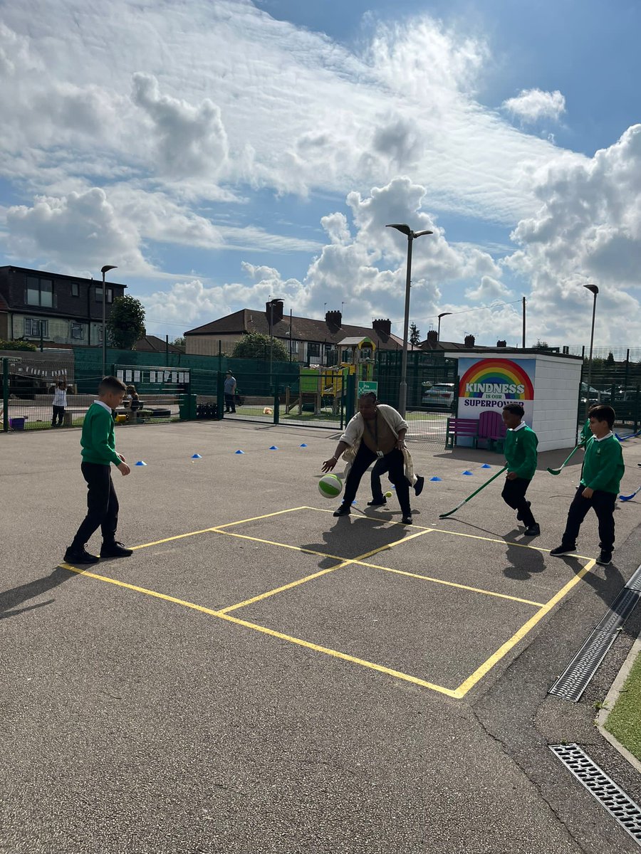 DeltaPrimary's tweet image. A great start to the new school year! Lovely to see the children enjoying playground games and following our Delta values outside of the classroom.