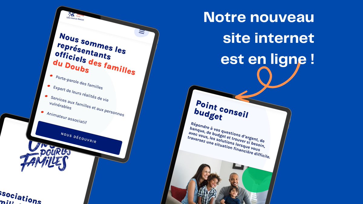 🚀 Ça y est ! L'UDAF du Doubs lance son nouveau site internet ! 🌐
Plus moderne, plus intuitif, et conçu pour mieux répondre à vos besoins. Découvrez nos services, nos missions, et toutes les infos en quelques clics !
👉udaf25.fr
#Familles #Solidarité #Associations