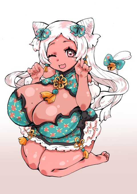 前に描いた猫吹ケムリさんです 