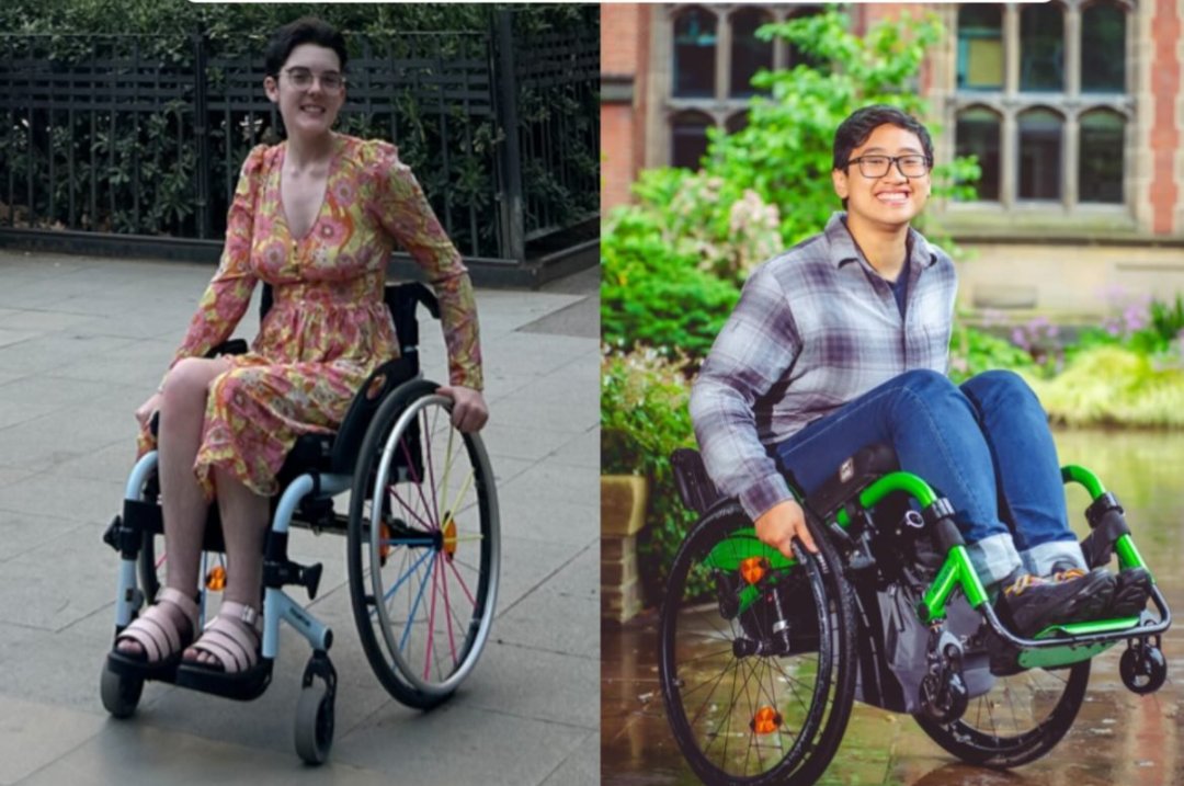 Tonight Trustee Abbie &amp; her friend Leo are doing the #GreatNorthRun 5k to raise money for us! 

They say 'We have never raced in our wheelchairs before...  But we are both determined to complete the 5k'

You can read more &amp; sponsor Abbie &amp; Leo here: shorturl.at/YqPko