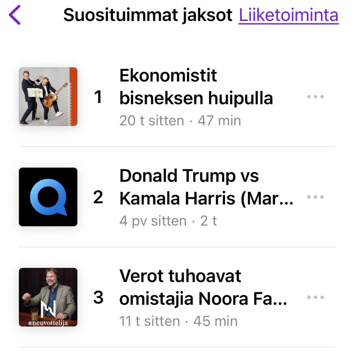 No niin. M&amp;A on palannut. Kuunnelkaapa mitä maailmasta ajattelee e-bisneksen ylivoimaisesti vaikutusvaltaisin suomalainen.