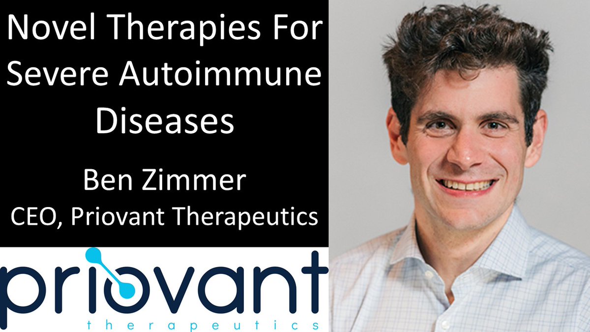 ProgressPotent1's tweet photo. Novel Therapies For Severe Autoimmune Diseases - Ben Zimmer - CEO, Priovant Therapeutics @priovanttx @ProgressPotent1 @Roivant @pfizer @VivekGRamaswamy
#BenZimmer #PriovantTherapeutics #AutoimmuneDiseases #Brepocitinib #TYK2 #JAK1 #Dermatomyositis #NonInfectiousUveitis #Pfizer #Roivant #VivekRamaswamy #ProgressPotentialAndPossibilities #IraPastor #Podcast #STEM #Innovation #Technology #Science #Research https://t.co/mQK6kfrzEQ