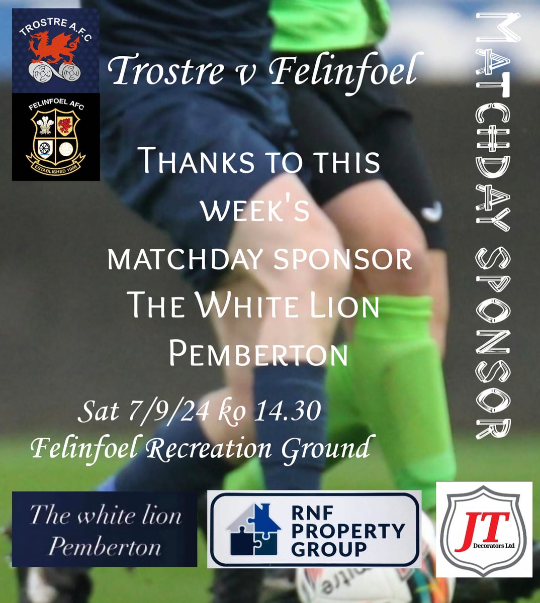 Tomorrow's fixture...