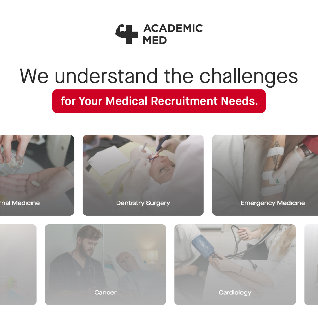 Academic_Med's tweet photo. Recruiting top-tier medical professionals is tough. Avoid costly bad hires with our tailored solutions. Partner with us to secure the best talent and drive excellence in your organization. https://t.co/hlmuUOz0AI