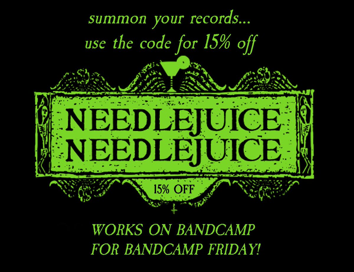 It's BANDCAMP FRIDAY and the spooky coupon now works there as well... 👻