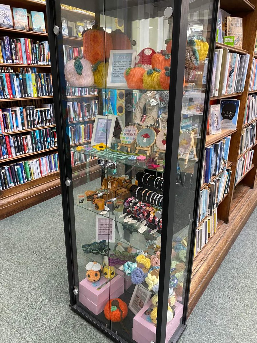 New jewellery/gifts available to buy, from Creations by Calypso

Cabinet purchased by Friends Of Wallasey Central Library

If you would like to use the cabinet to display/sell items, email libraries@wirral.gov.uk