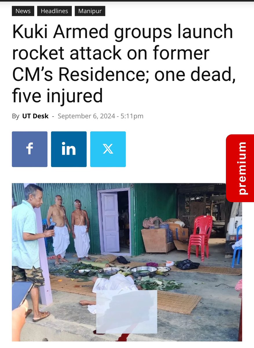 Dear Mr <a href="/narendramodi/">Narendra Modi</a> ,
People are dying in Manipur with rockets, missiles and drones strikes daily and you are busy in foreign tours, playing dhol 🪘 &amp; elections. How long you’re going to play the lives of Manipuri? You’re a disaster for North East India.