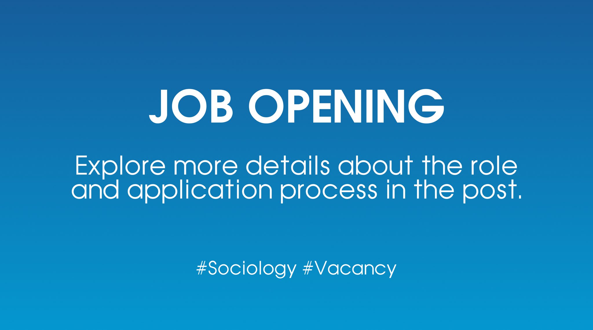 ISA on X: &ldquo;#JobOpening ℹ️ Assistant Professor, Communication and 