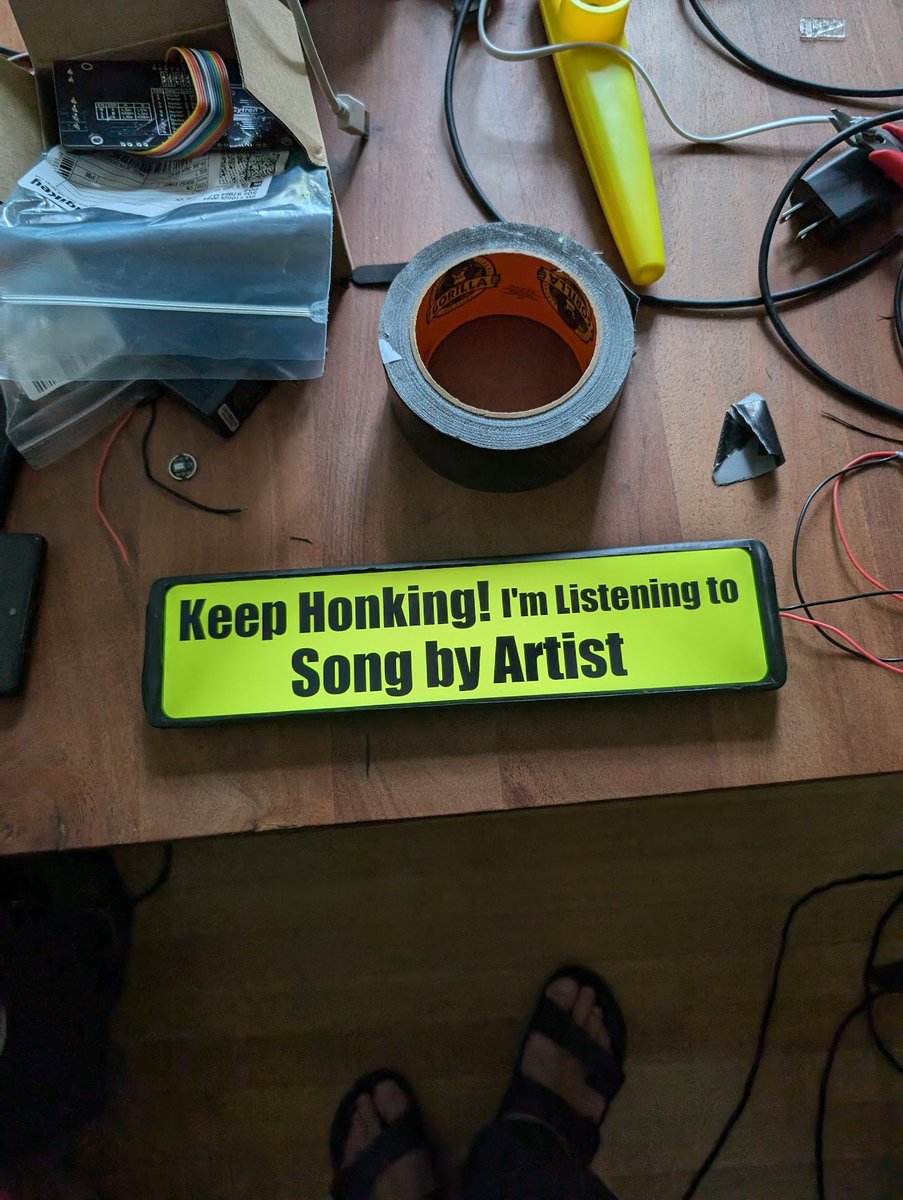 gvy_dvpont's tweet image. I made a 🖥️ digital 🖥️ bumper sticker that shows what I'm listening to on Spotify at any given moment! It's fully open source and came together pretty quickly tbh

🧵