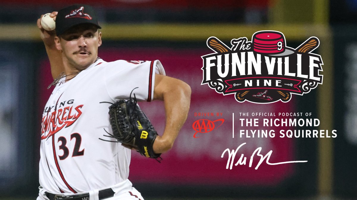 Richmond Flying Squirrels (@gosquirrels) on Twitter photo New on The Funnville Nine: <a href="/treywilson757/">Trey Wilson</a> chats with Flying Squirrels reliever Will Bednar to talk about growing up near Pittsburgh, winning the College World Series at Mississippi State, his 2024 season and more.
Listen on Spotify, Apple Podcasts, etc ➡️ linktr.ee/funnvillenine New on The Funnville Nine: <a href="/treywilson757/">Trey Wilson</a> chats with Flying Squirrels reliever Will Bednar to talk about growing up near Pittsburgh, winning the College World Series at Mississippi State, his 2024 season and more.
Listen on Spotify, Apple Podcasts, etc ➡️ linktr.ee/funnvillenine
