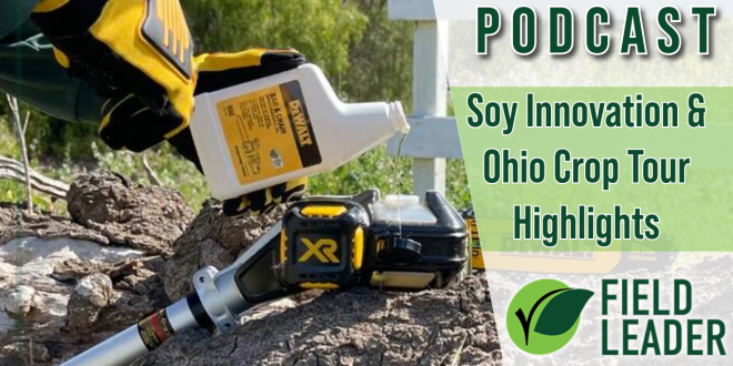 Ohiosoycouncil's tweet photo. This #fieldleaderfriday tune in to the latest Field Leader podcast! This episode highlights soy innovation and how  Dynamic Green Products is working with brand names to put more soybeans to use in everyday lives.

Check it out!📢 https://t.co/QS5gYCfx5T https://t.co/g9zb3vdNuw