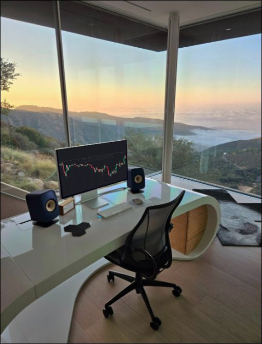 Can you find a better trading view than this?