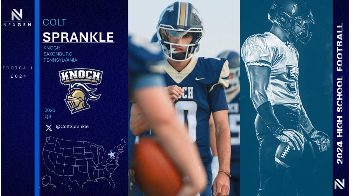 Western PA football..Knoch HS <a href="/KnochFootball/">Knoch Football</a> &amp; 2026 QB Colt Sprankle <a href="/ColtSprankle/">Colt Sprankle</a> are on the road at Fox Chapel HS