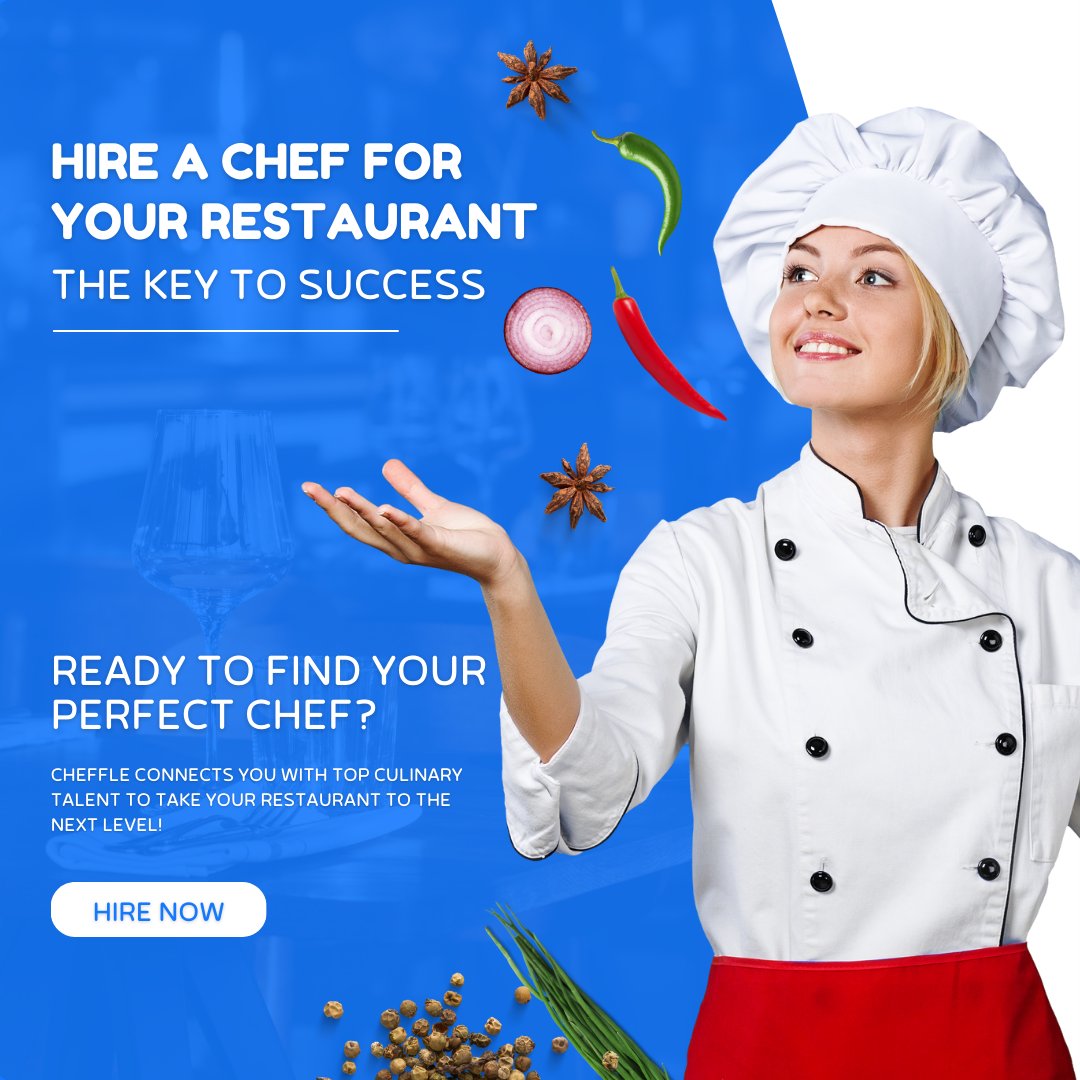 Cheffleindia's tweet image. Hire a Chef for Your Restaurant 🍽️

The right chef brings:

Creative menu offerings 🍲
Smooth kitchen management 🔄

Boost your restaurant’s reputation &amp;amp; keep customers coming back!

📞 7376503271
💼 Hire Now: cheffle.in/hire-chef-for-…

#cheffle #chef #restaurant #business #cafe