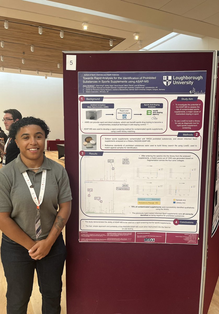Alisha Henderson (@ahenderson_7) on Twitter photo Great to be at #BMSSBSPR2024 this week, and to discuss how ASAP-MS can be used to identify contaminated sports supplements. Thank you <a href="/bmss_official/">British Mass Spectrometry Society</a>! #MassSportrometry Great to be at #BMSSBSPR2024 this week, and to discuss how ASAP-MS can be used to identify contaminated sports supplements. Thank you <a href="/bmss_official/">British Mass Spectrometry Society</a>! #MassSportrometry
