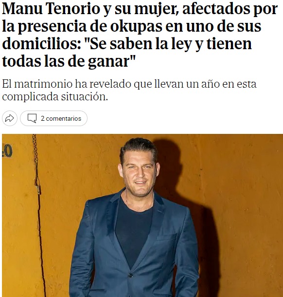 Manu, vete a la puerta a cantarles tu último disco y antes del 3er tema están fuera.