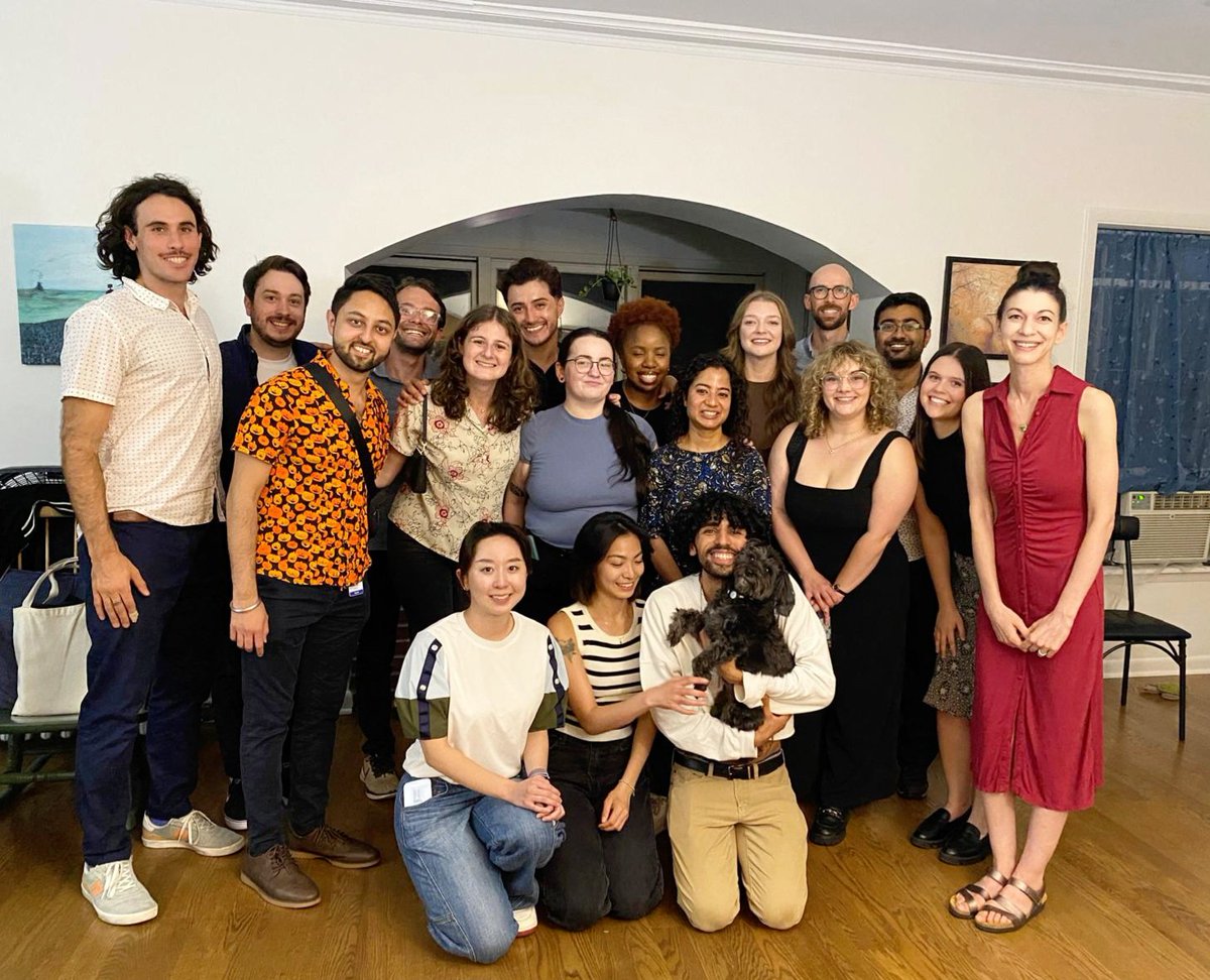 When I say intervention science is a team sport, I mean it literally. Feeling especially grateful today to work/learn/try to make change with the best lab team on this and probably any planet.

(still missing several members, but this is the most complete pic we've managed!)