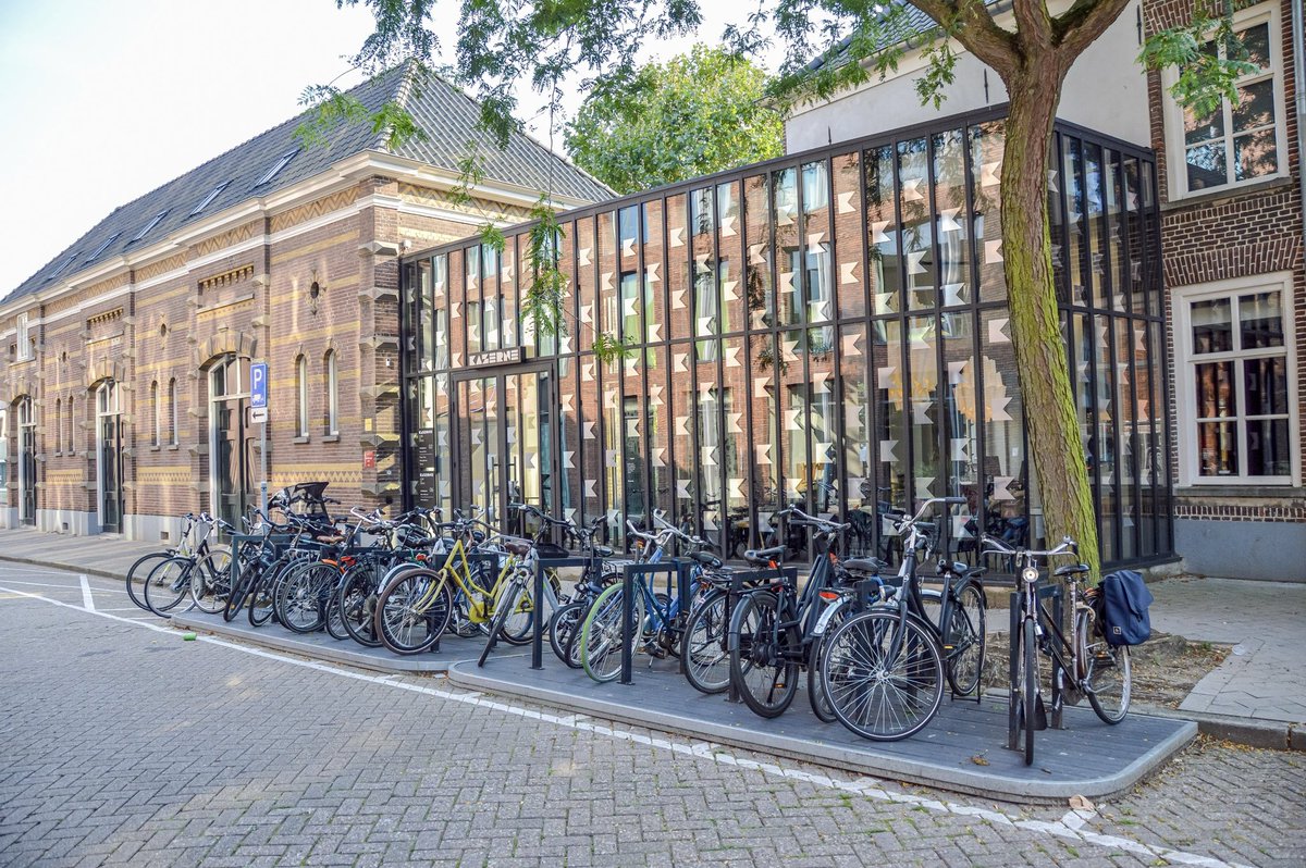 A light, quick, cheap solution so good, it should be copied the world over: The fietsvlonder is a “bike platform” that temporarily swaps one car parking space for 10 bicycles.

If deemed a success—as here in Eindhoven—the curb is adjusted and structure moved to the next location.