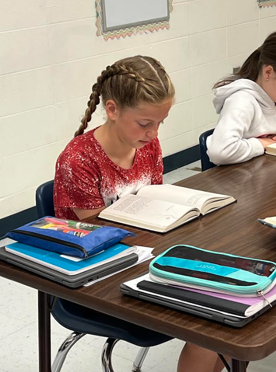 It’s National Read a Book Day! Whether you’re diving into a new novel, revisiting an old favorite, or exploring a non-fiction gem, today is the perfect day to get lost in a good book! WCMS students in Mrs. Brown &amp; Mrs. Baer's room are enjoying some of their favorites today.