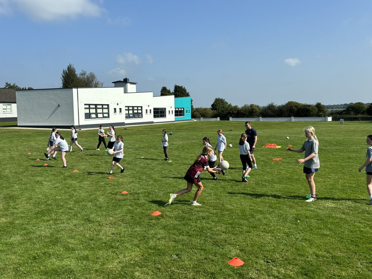 Lovely weather for our first day of coaching with  <a href="/coachingwh/">Westmeath Coaching & Games</a> Games Promotion Officer, Paul Mc Manus. <a href="/TubberclairGAA/">Tubberclair GAA</a> <a href="/DCUCMS/">DCU Changemaker Schools Network (DCU CSN)</a> <a href="/Westmeath_CnamB/">CnmB Iarmhí</a>
